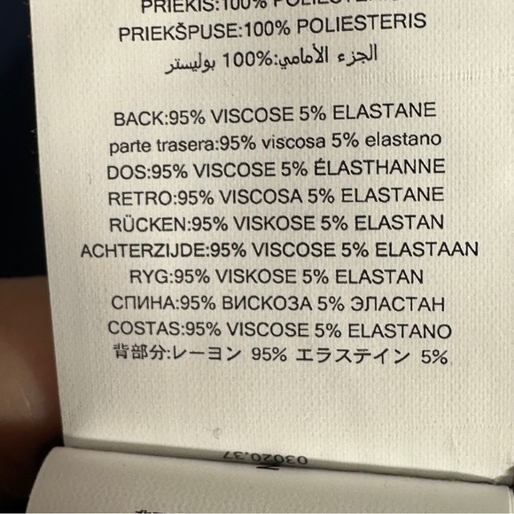 Michael Kors size L navy blue v-neck pullover tunic top, layered chiffon, flowy - Picture 6 of 12